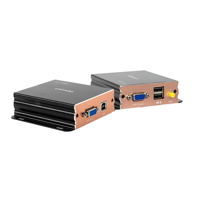 

ZXY TESmart VGA KVM Extender 300m 1080P Support EDID Pass Through Video Transmitter and Receiver for Traffic Management Center
