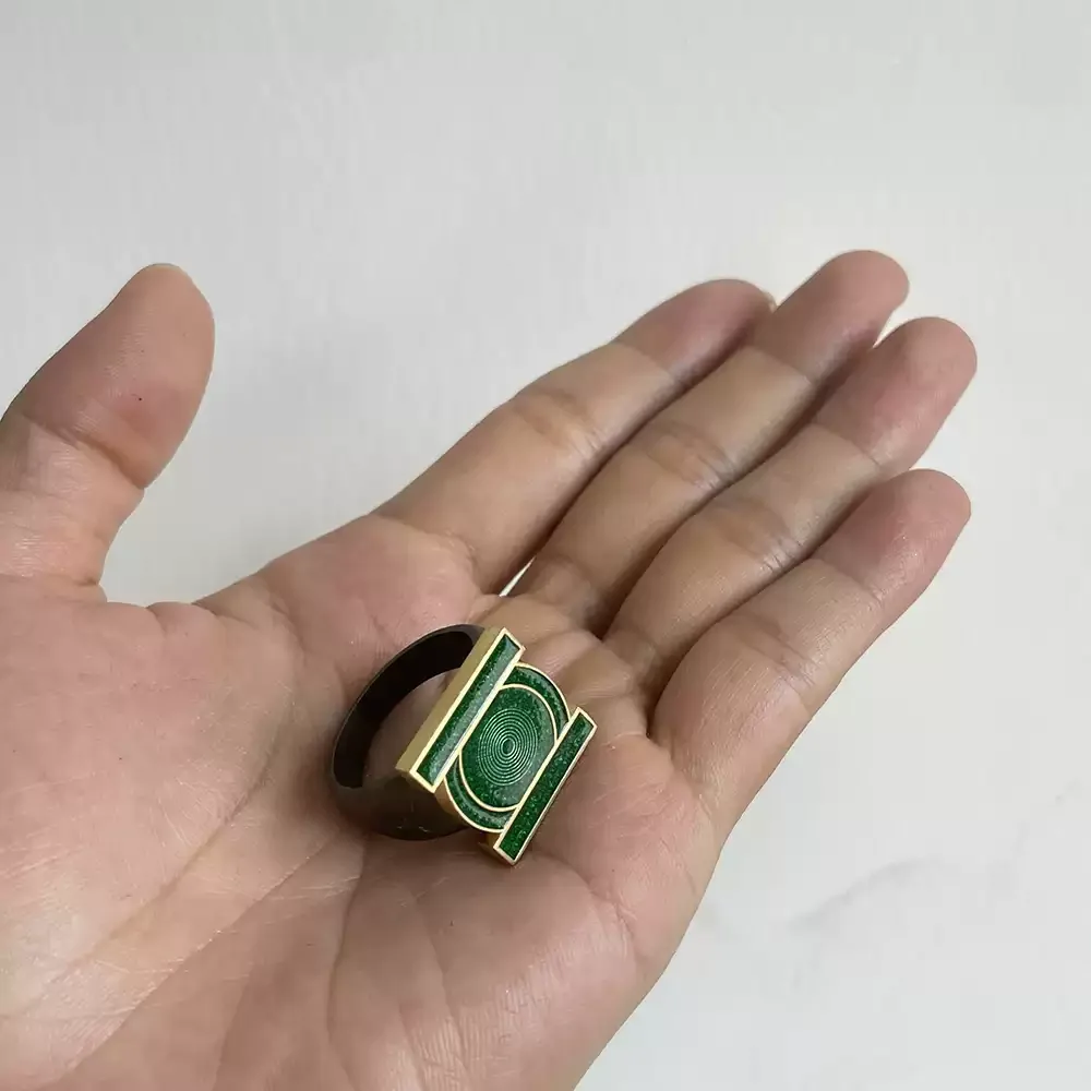 En stock, bague en métal Green - Men Accessories Gift Set avis et prix