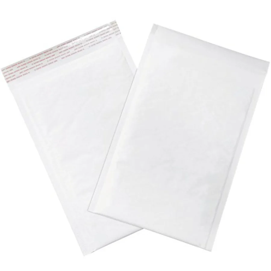 

White Bubble Mailers #1 7 1/4" x 12" Self-Seal Padded Envelopes for Packing Mailing and Shipping Case of 100