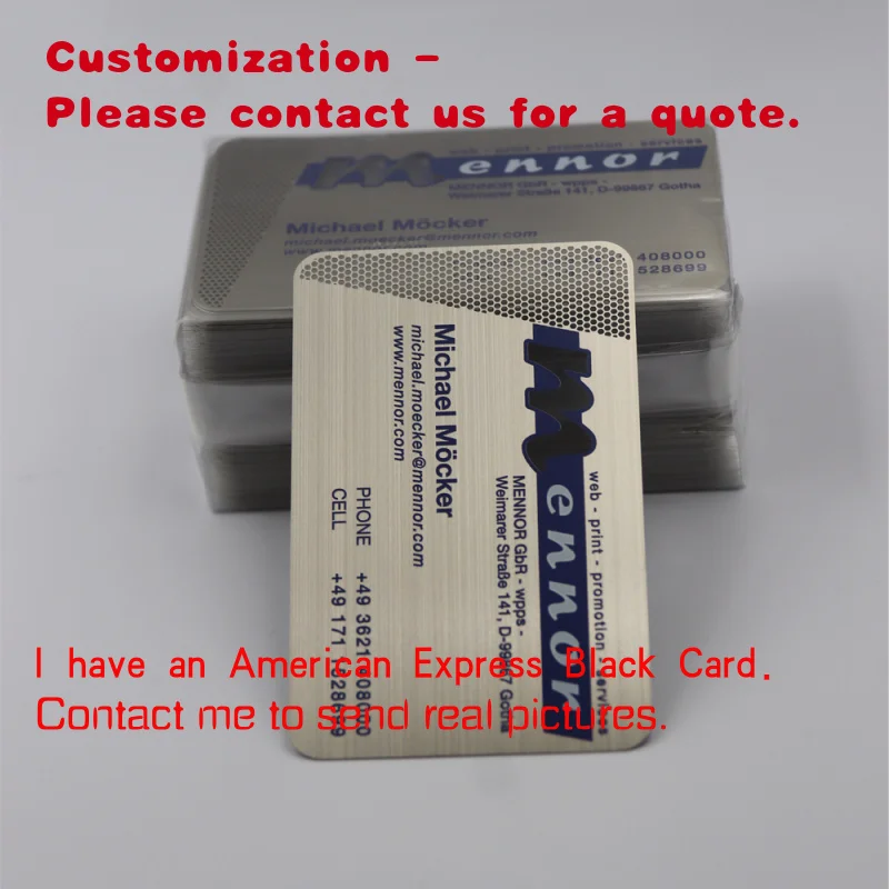 

custom.Customized Color Silver Laser Cut Membership Stainless Steel Brushed Metal Vip Card Nfc Blank Business Metal Card