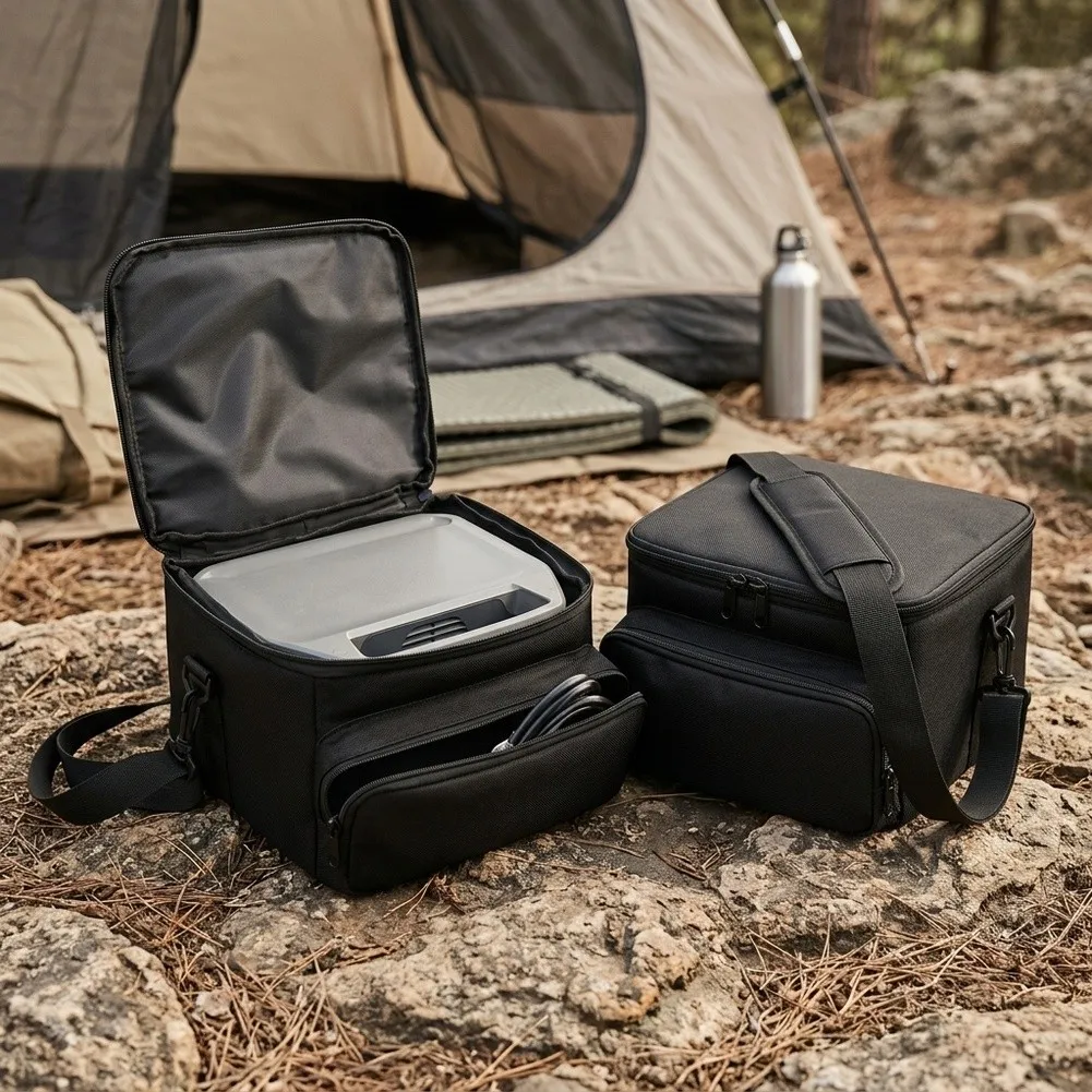 Power Carrying Case Bag For EcoFlow River 2 River 3 Portable Nylon Storage Bag Waterproof Travel Shoulder Case