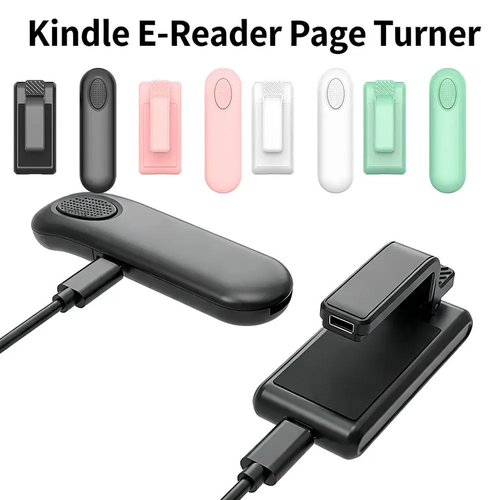 For Kindle 2-Iin-1 Page Clicker Rechargeable E-Book Photography Tool Portable Page Turner Remote Clicker For Kindle Hands-free
