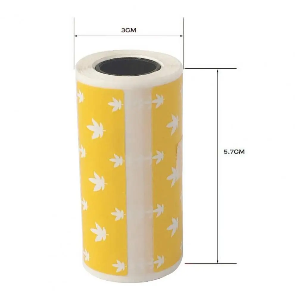 Useful Printer Paper Portable Easy to Use Lightweight HD Thermal Printing Paper Labels Paper