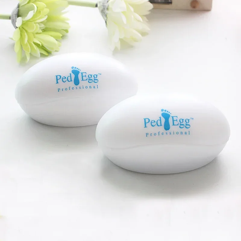 1pcs Pedicure Foot Care Tool Foot File Exfoliating Callus CuticleRemover Home Use Stainless Steel Massage Care Oval Egg Shape