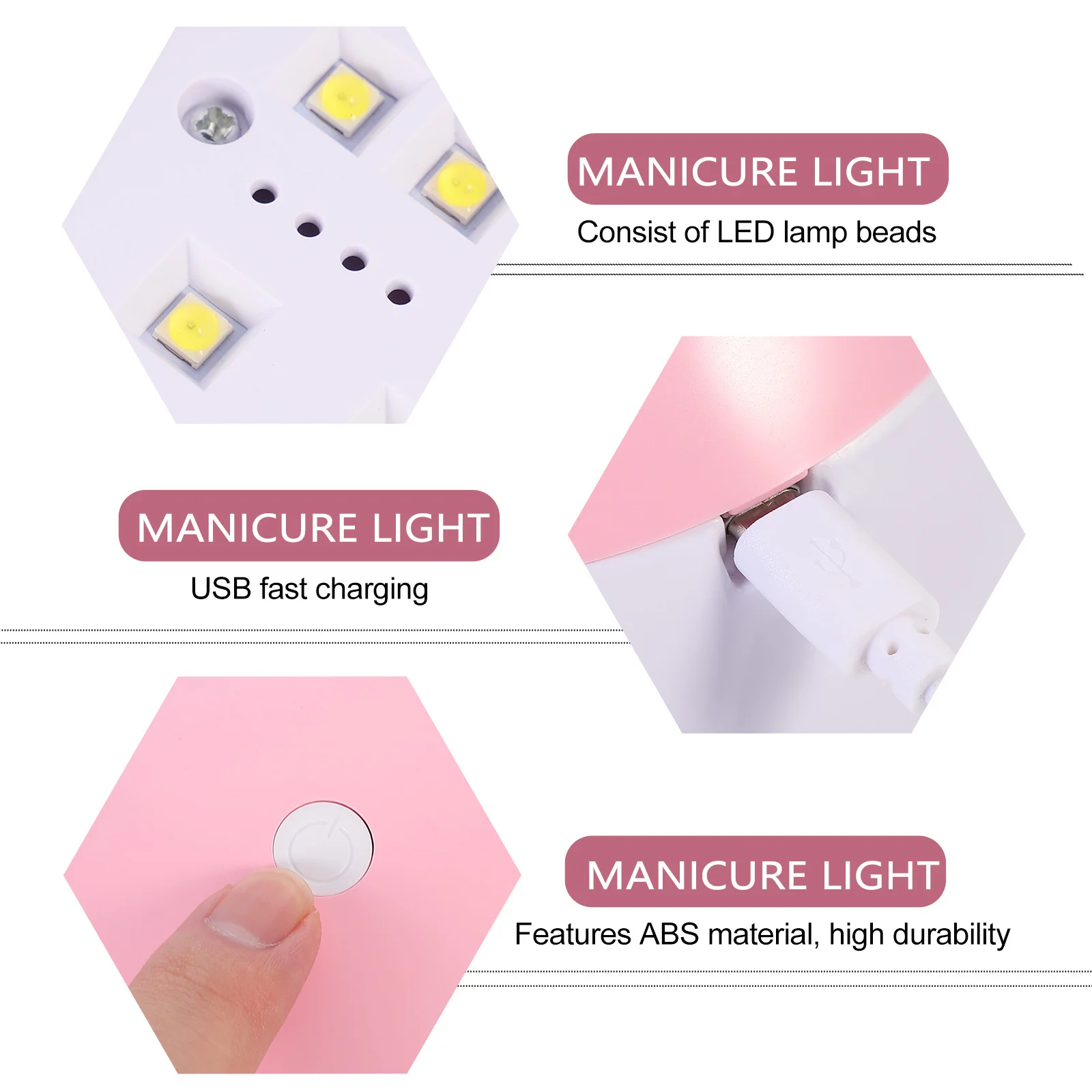 

48 W Nail Phototherapy Tool Light Manicure Accessories Drying Polish Dryer Home