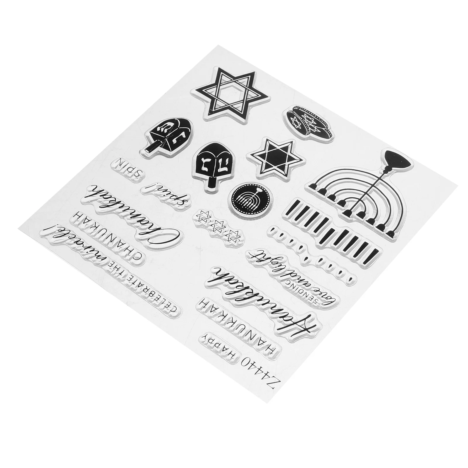 Dessert Hanukkah Die Stamps Elements Silica Gel Scrapbook for Journaling