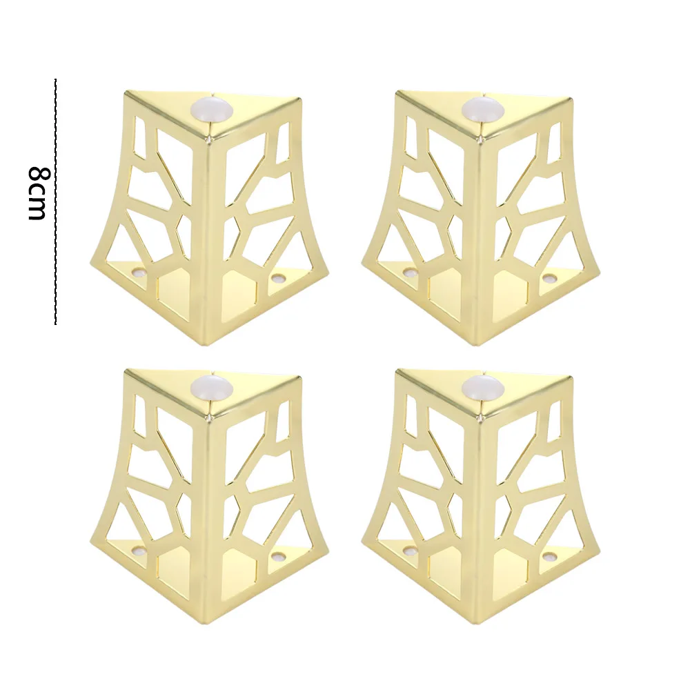 

Black/Gold/Silver 4PCS for Bed Bathroom Supplies with Screws Desk Cabinet Sofa Leg Table Foot Furniture Parts Furniture Legs