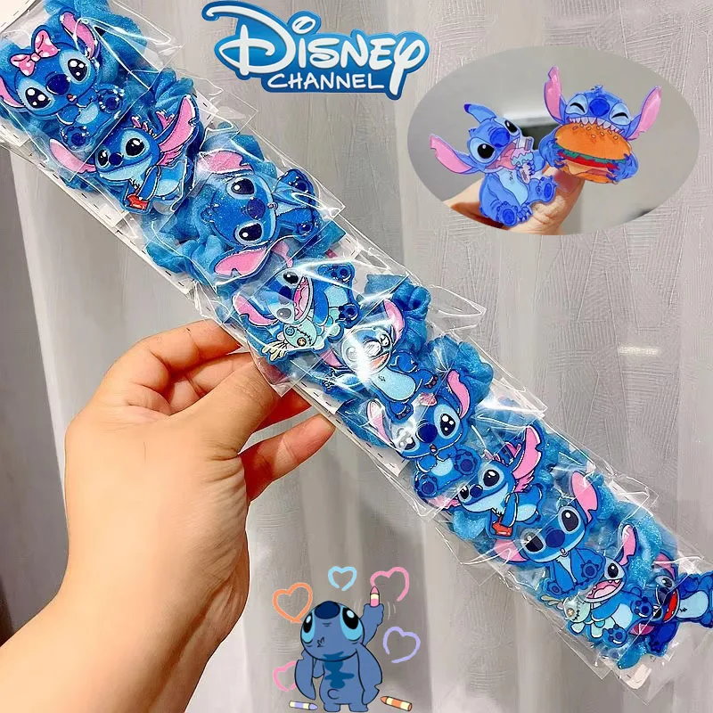 

Original Disney Cartoon Lilo & Stitch Hairpin Random 5/10pcs Set Anime Children Hair Accessories Stitch Cute Hair Clip Gifts