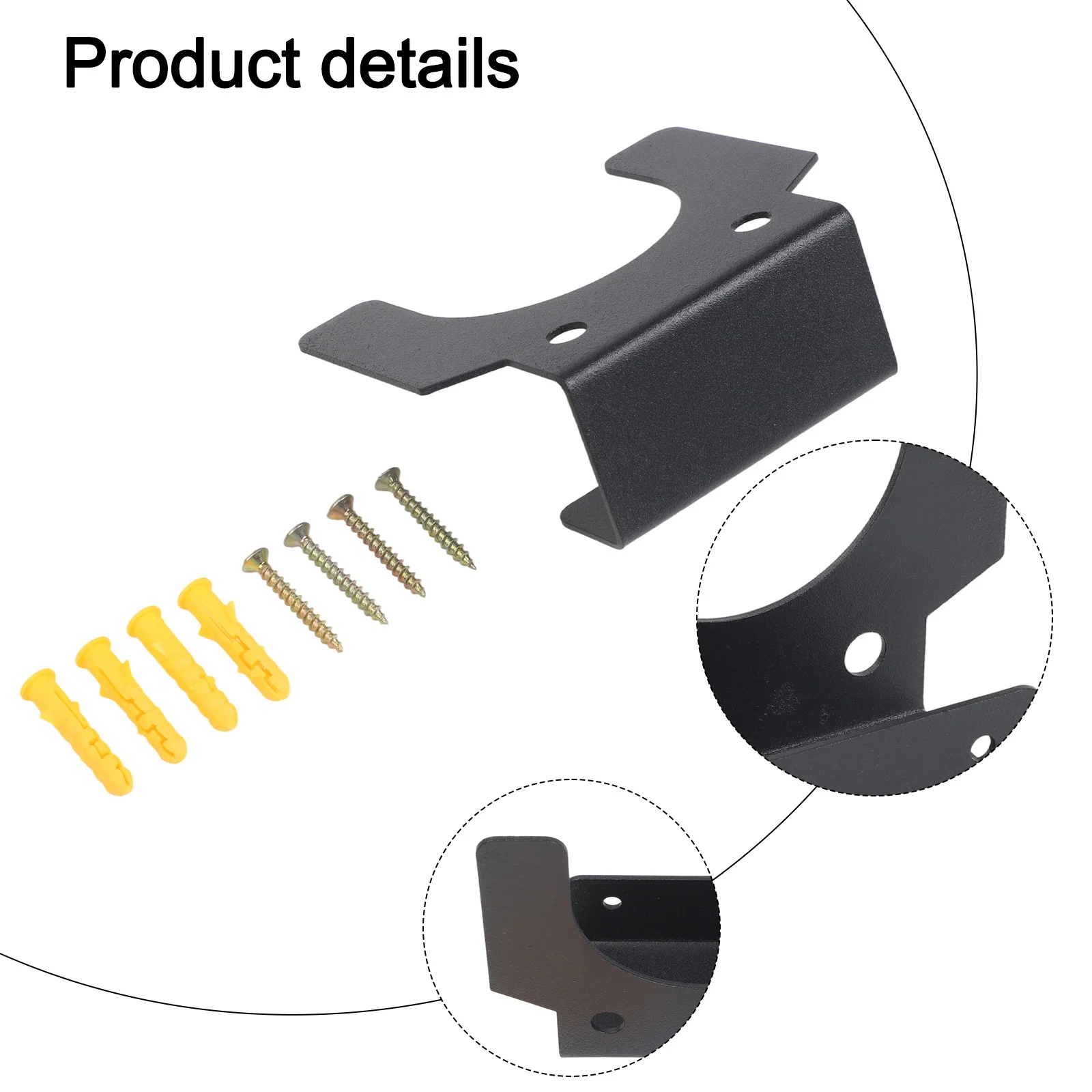 1 PC เครื่องบดมุมผู้ถือ Polisher Storage Racks ติดผนังวงเล็บเครื่องบดมุมจัดเก็บสําหรับเครื่องมืออะไหล่