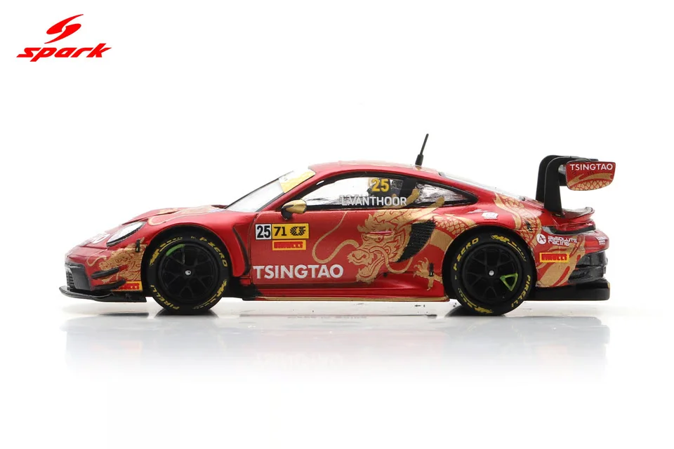 1:64 Porsche 911 918 GT3 R Diecast Car Model