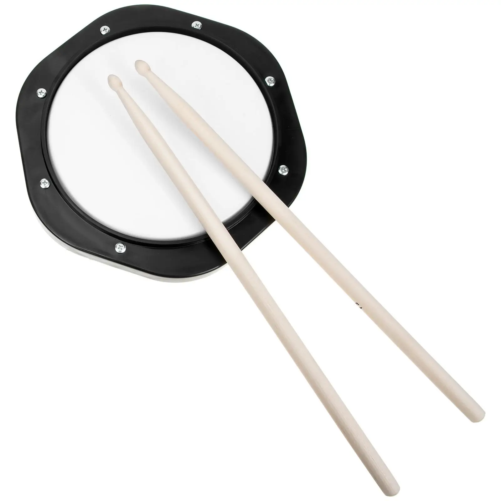 

Practice Durable Silent Percussion Beginner Advanced Drum Set Accessories Drum Pad For Practice Wooden Mat Metronome