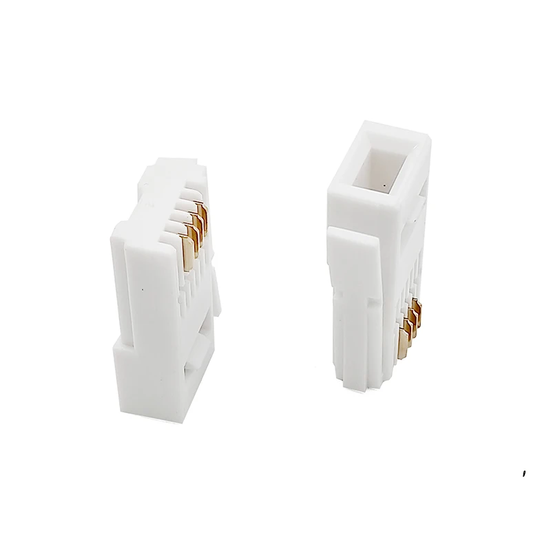 10PCS BT Style 6P4C 6P6C RJ14 RJ12 Connector RJ11 UK Phone Modular Connector For Telephone Cable