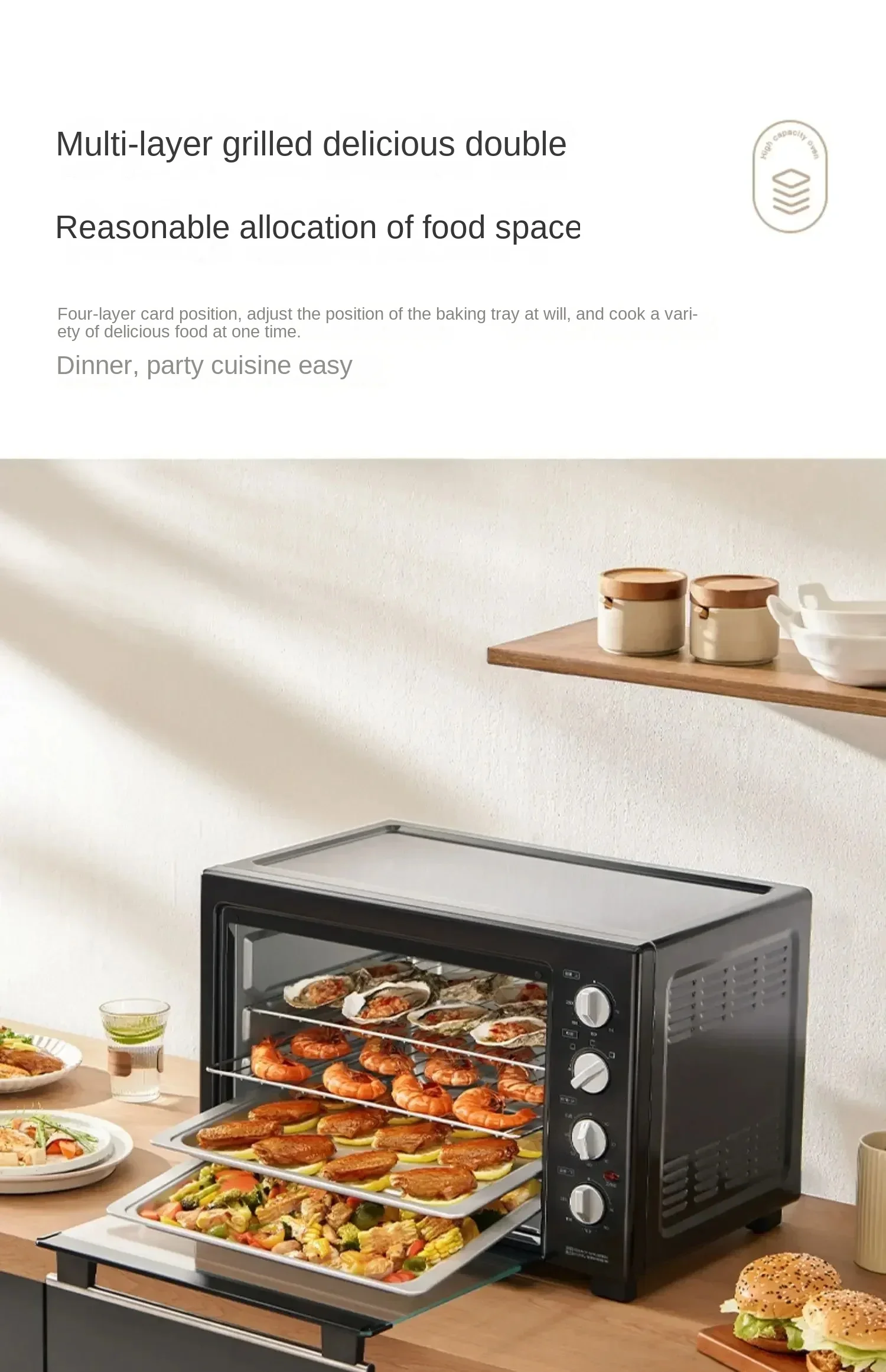 Midea Oven Home Small 2023 New Large Capacity Multi functional Electric oven electric mini oven baking