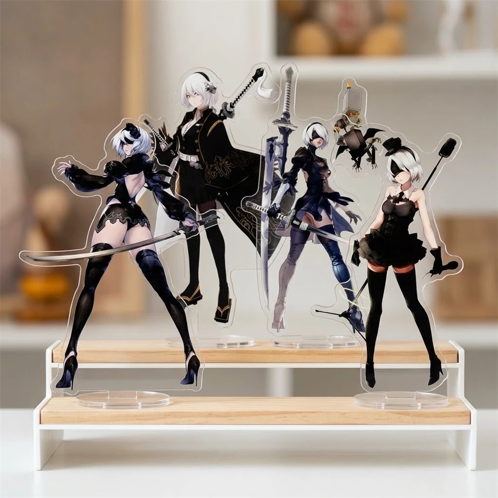 15CM Anime NieR:Automata Acrylic Keychain Stand Model Ornament Accessories Goods Christmas Gifts