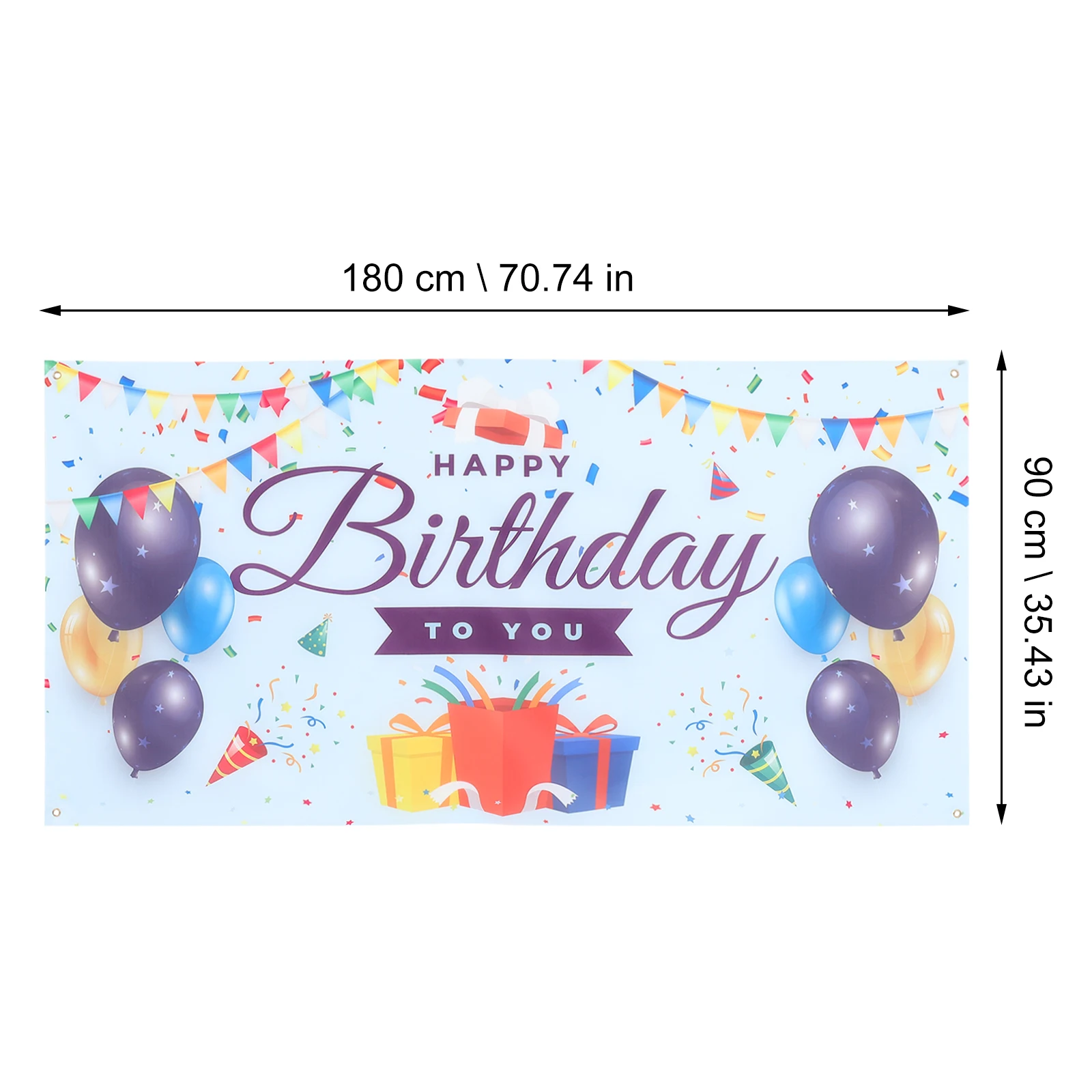 誕生日背景布 100X150Cm ポリエステルパーティー背景布写真撮影小道具テーマパーティー装飾写真シーン