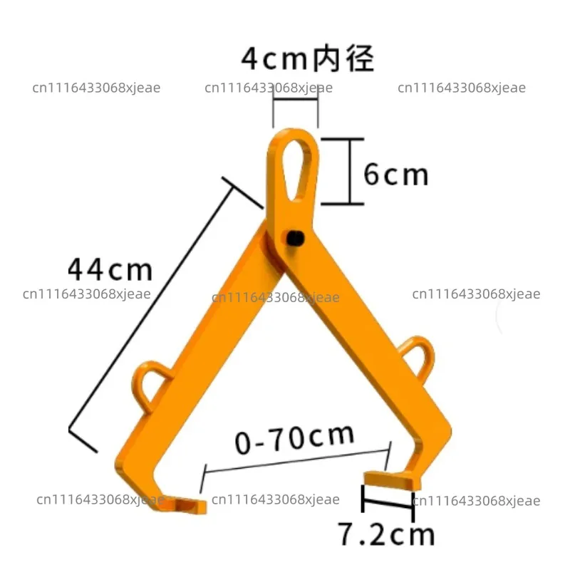 Multifunctional Drum Lifter Forklift Drum Clamp Hook Lifting Handling Tool For Industrial Warehouse Barrel Transport