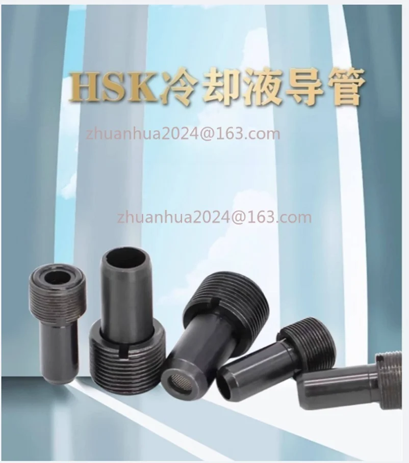 10Pcs Coolant Tube with O-ring Nut Tube for HSK40 HSK50 HSK60 HSK63 HSK80HSK100 Tool Holde