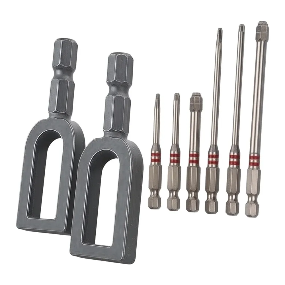 8pcs Electric Screwdriver Bits For Premium Hex Shank Driver Bits Set Multi-Size For Electric Screwdriver And Wrench