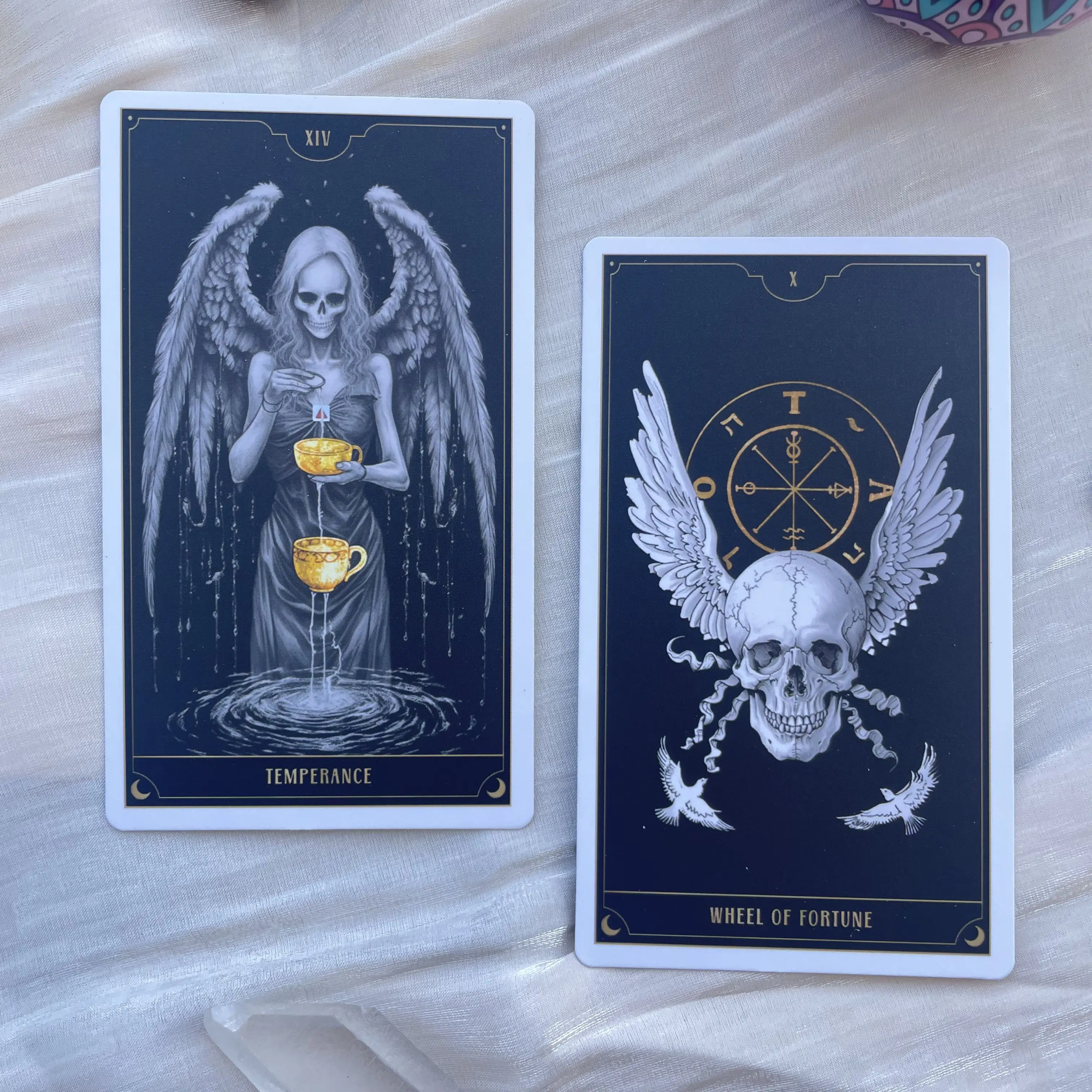 New Professional Divination Deck Skull Tarot Cards Oracle 78 Beginners High Quality Matte Attached Spanish Russian PDF Guidebook