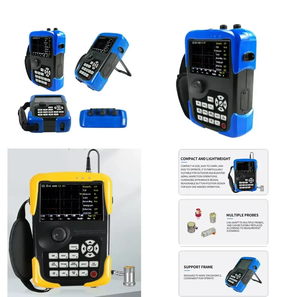 

Chinese Brand WALTER Portable Handheld Flaw Detector IP54 Waterproof Ultrasonic