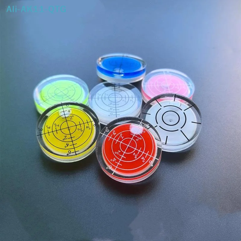 New 32mm Spirit-Bubble Degree Mark Mini Bubble Level Accuracy Round Measuring Meter Professional Measuring Tools