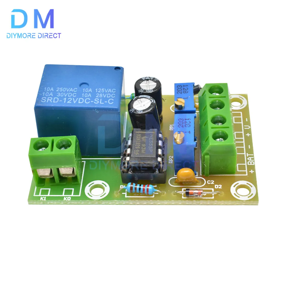 XH-M601 Battery Charging Control Board 12V Battery Full Power off Stop to Prevent Overshoot Control Module