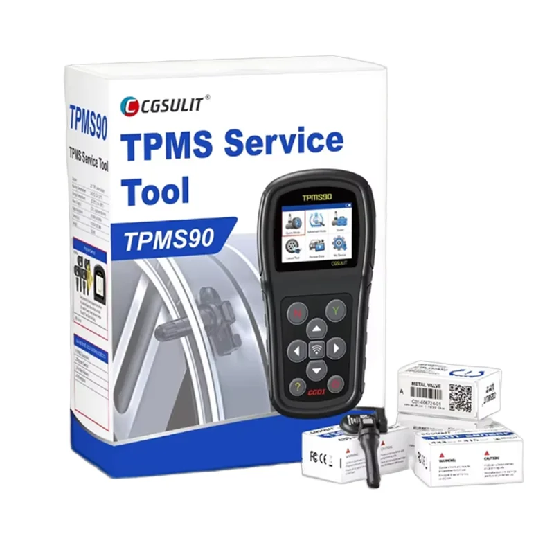 CGSULIT for Car TPMS Service Tool for 315 MHz 433 MHz Tire Pressure Monitoring Sensor Universal Auto TPMS Programming Tool
