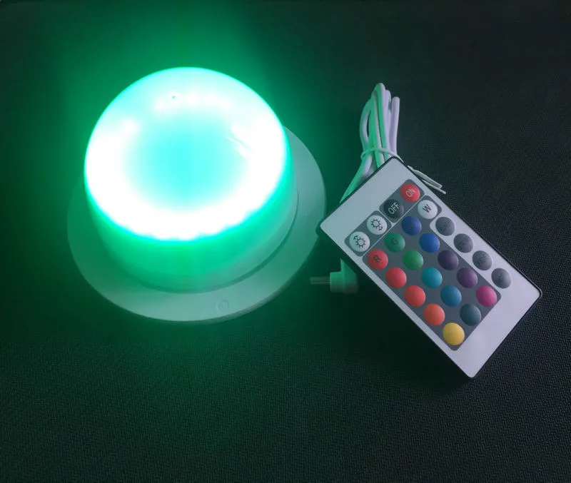 Módulo de luz Led de Base recargable con control remoto, potenciador del estado de ánimo para muebles debajo de la Mesa, 48Smd, lámpara ambiental de humor, RGBW