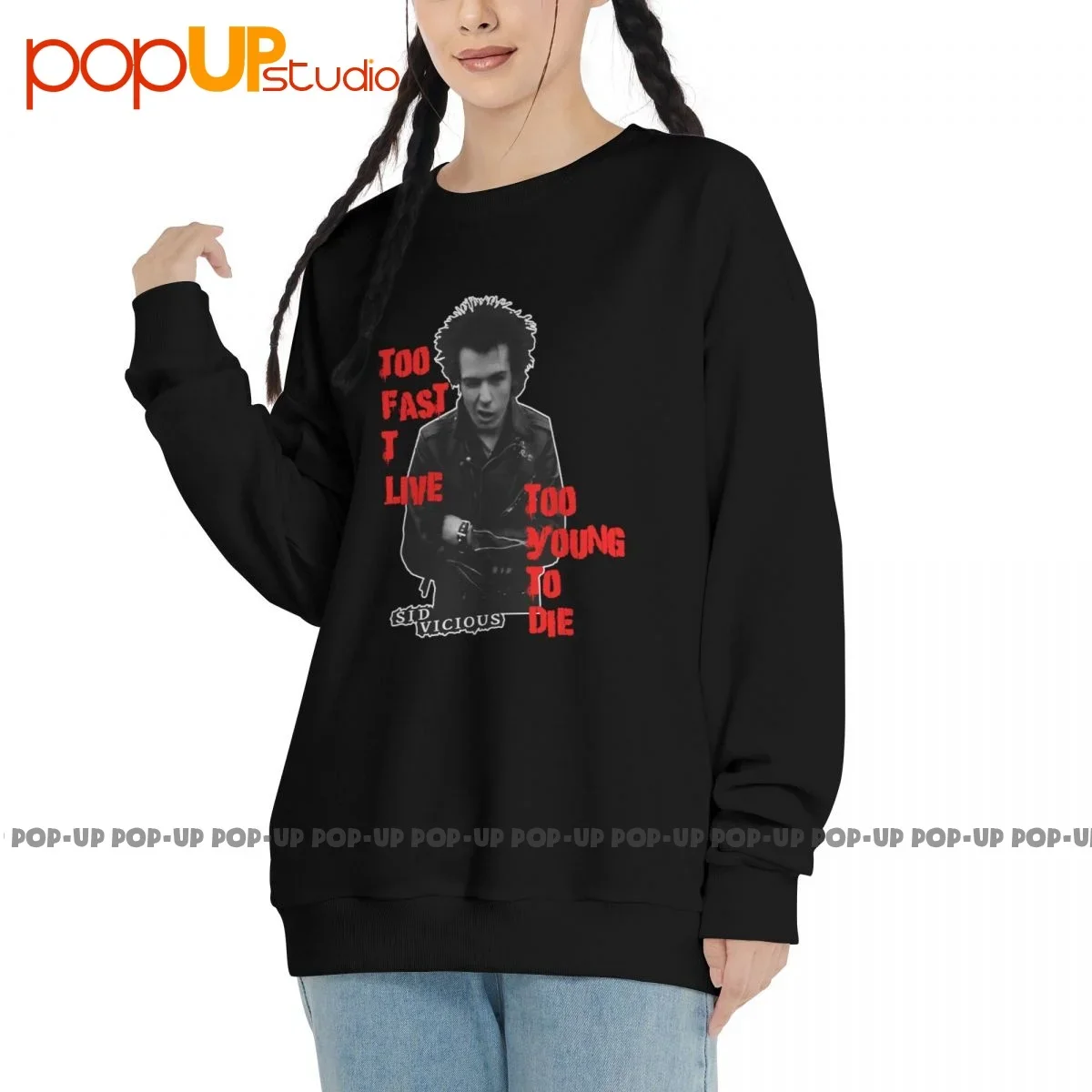 Sid Vicious Punk Rock,Sex Pistols,Brooklyn Sweatshirt Pullover Shirts Cool Style Harajuku Best Seller