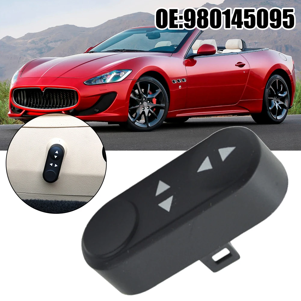 

Seat Back Adjustment Switch Button Black For Maserati For GranTurismo 2004-2011 Plastic Accessories For Vehicles Hight Quailtly