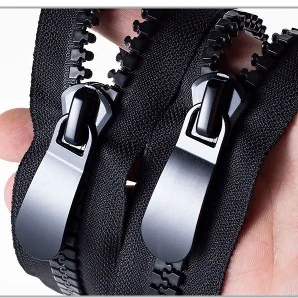 

15 Number Resin Zipper Long Zipper Tooth Black Cotton Jacket Top Zipper Pulling Accessories Long Version Coat Zipper