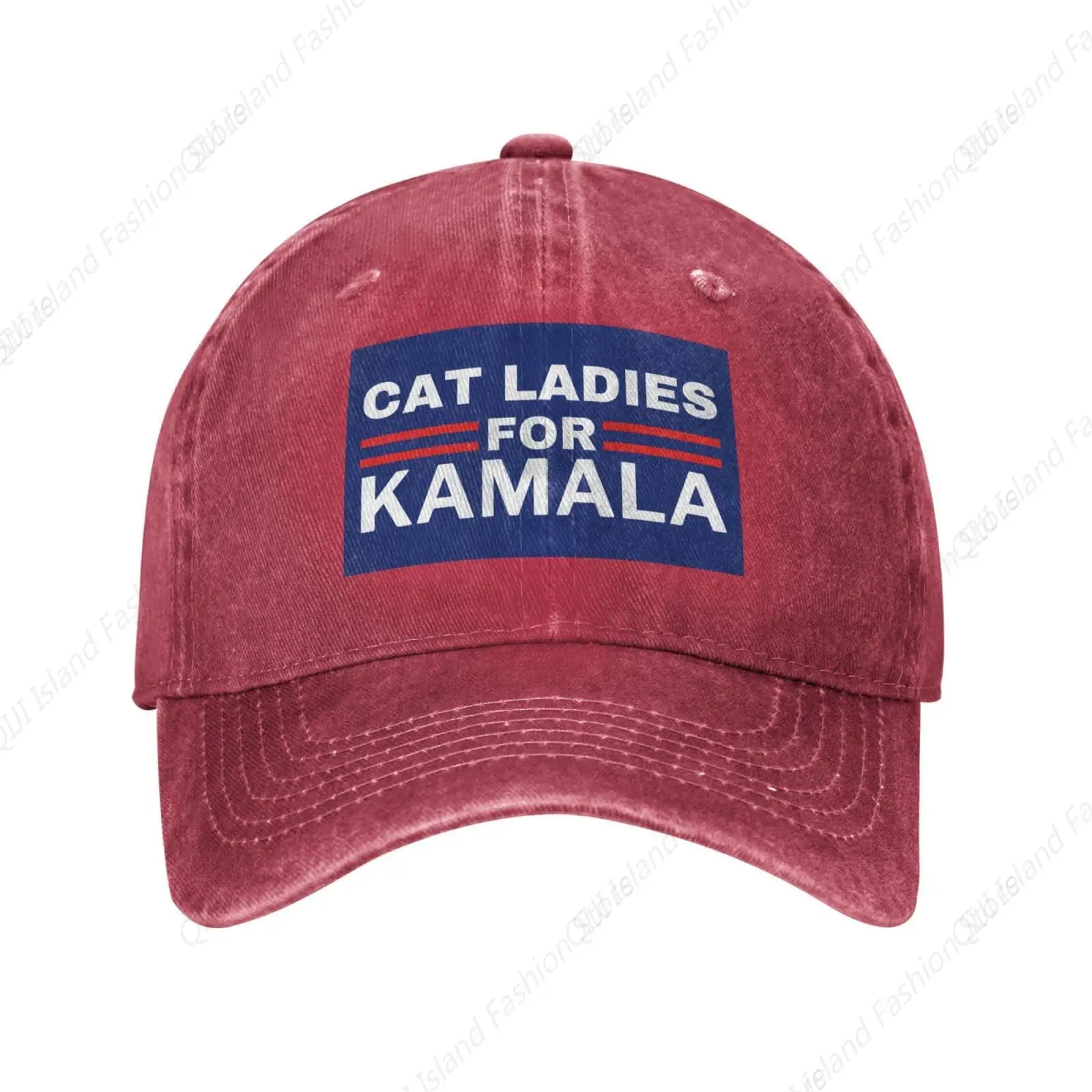 

Cat Ladies for Kamala Baseball Cap Trucker Denim Hats Cotton Golf Dad Hat for Men and Women All Seasons