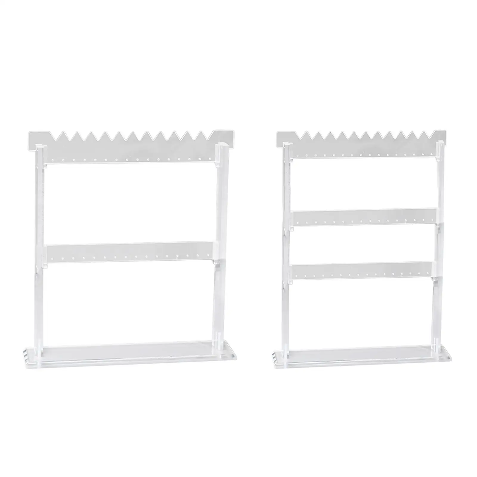 Jewelry Display Rack Hanging Jewelry Organizers Acrylic Multi Layers Transparent
