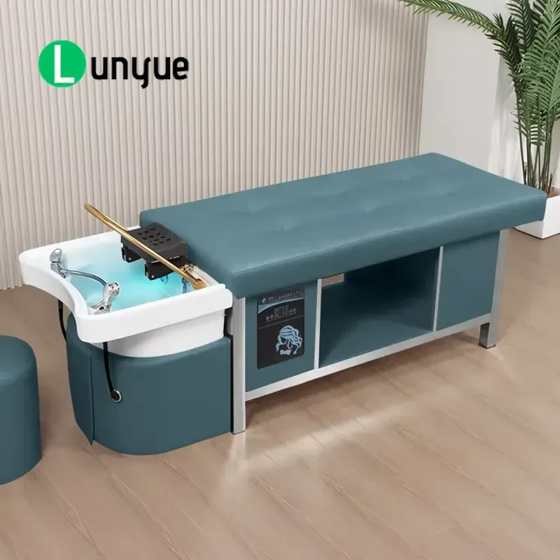 Japanese Hair Shampoo Bed for Beauty Spa Center Massage Furniture Comfortable Wash Basin Chair Professional