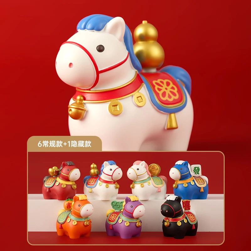 2026 There Will Be Good Luck Series Blind Box Toys Figurines Models Ornaments Office Desks Healing And Money-Making Decorations