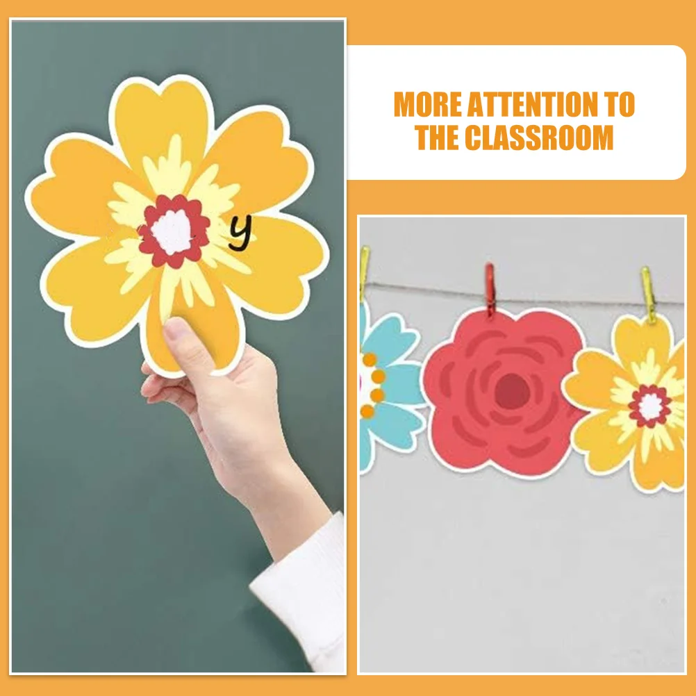 

1Set Colorful Flower Cutouts Cards Paper Decorations for Classroom Party Scrapbooking DIY Craft Paper Cutouts Wall Art