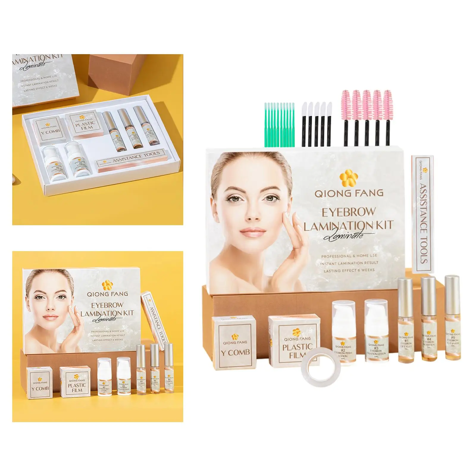 Eyelash Brow Lift Lamination Kit Instant Eyebrows Professional for Home Use