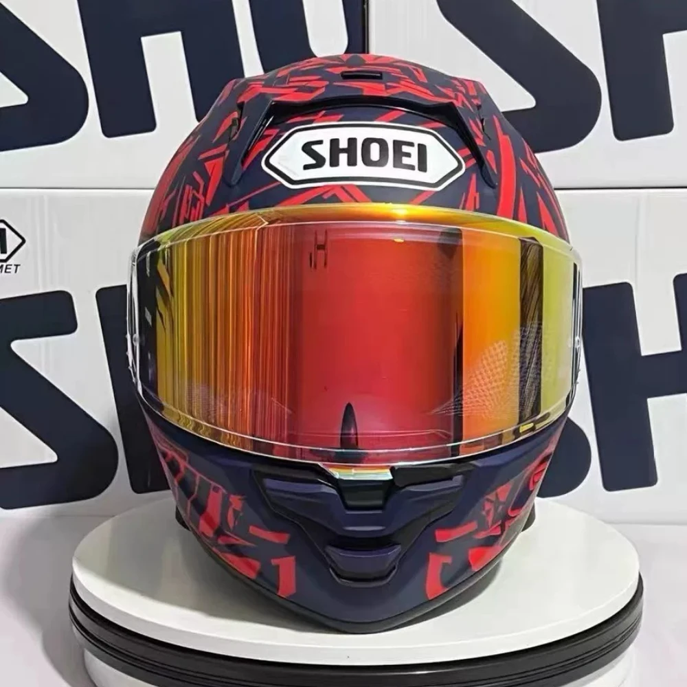 New SHOEI X15 Motorcycle Helmet .All-Season Full-Face Helmet .Maze Ant Graphic x15 Helmet