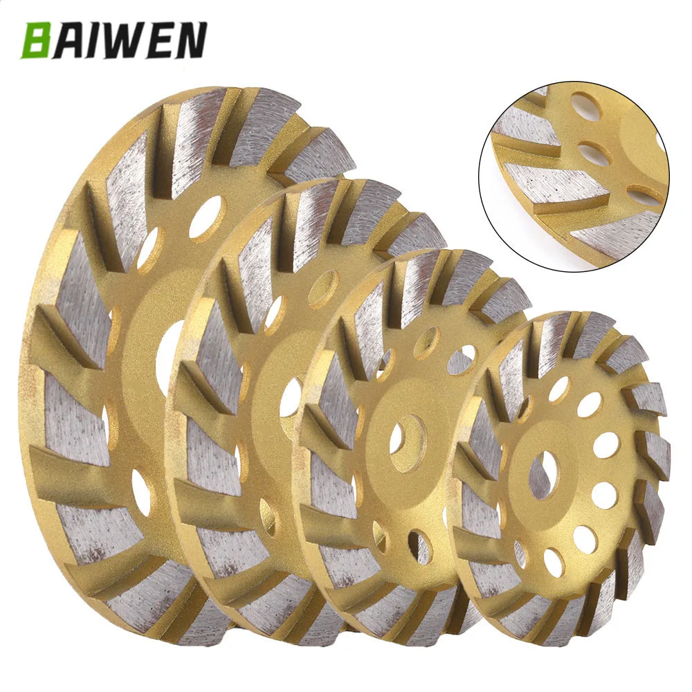 100/125/150/180mm Diamond Segment Grinding Wheel Cup Cutting Disc for Marble Concrete Masonry Stone Diamond Grinding Wheel