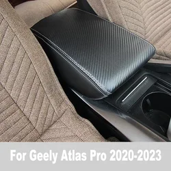 Car Armrest Cover Center Console Arm Rest Pad For Geely Atlas Pro Azkarra 2020 2021 2022 2023 Atlas X 2022