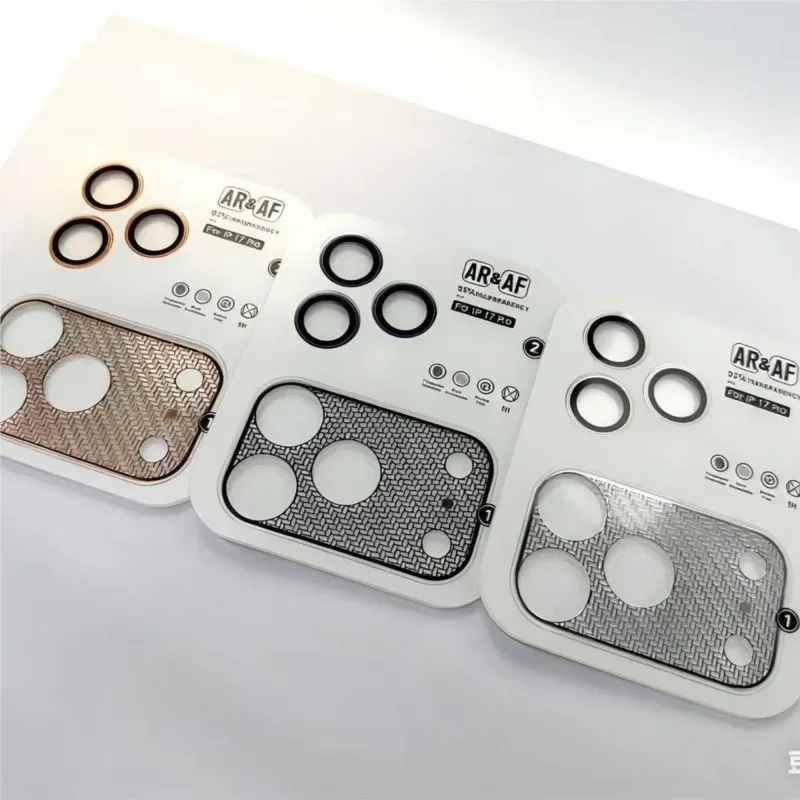 AR +AF Tempered Glass Camera Lens Protector for iPhone Duo 18 Pro 17 Pro Max 9H Anti-Scratch Full Coverage Anti-Fingerprint Film