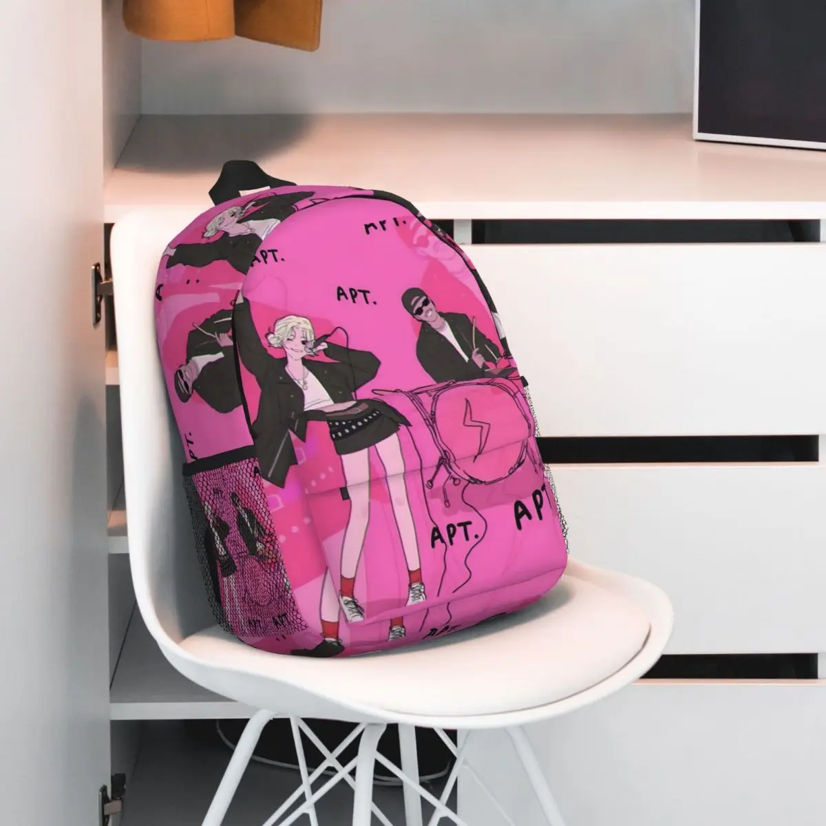 ROSE Bruno Mars APT Apateu plecak chłopcy dziewczęta Bookbag Casual torby szkolne dla dzieci plecak na laptopa torba na ramię o dużej pojemności