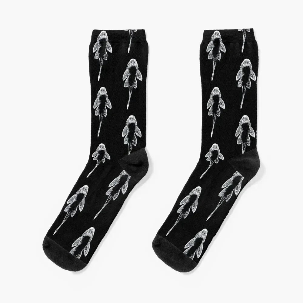

Pleco Plecostomus Fish Keeper Socks FASHION funny sock Stockings man cute Socks For Men Women's