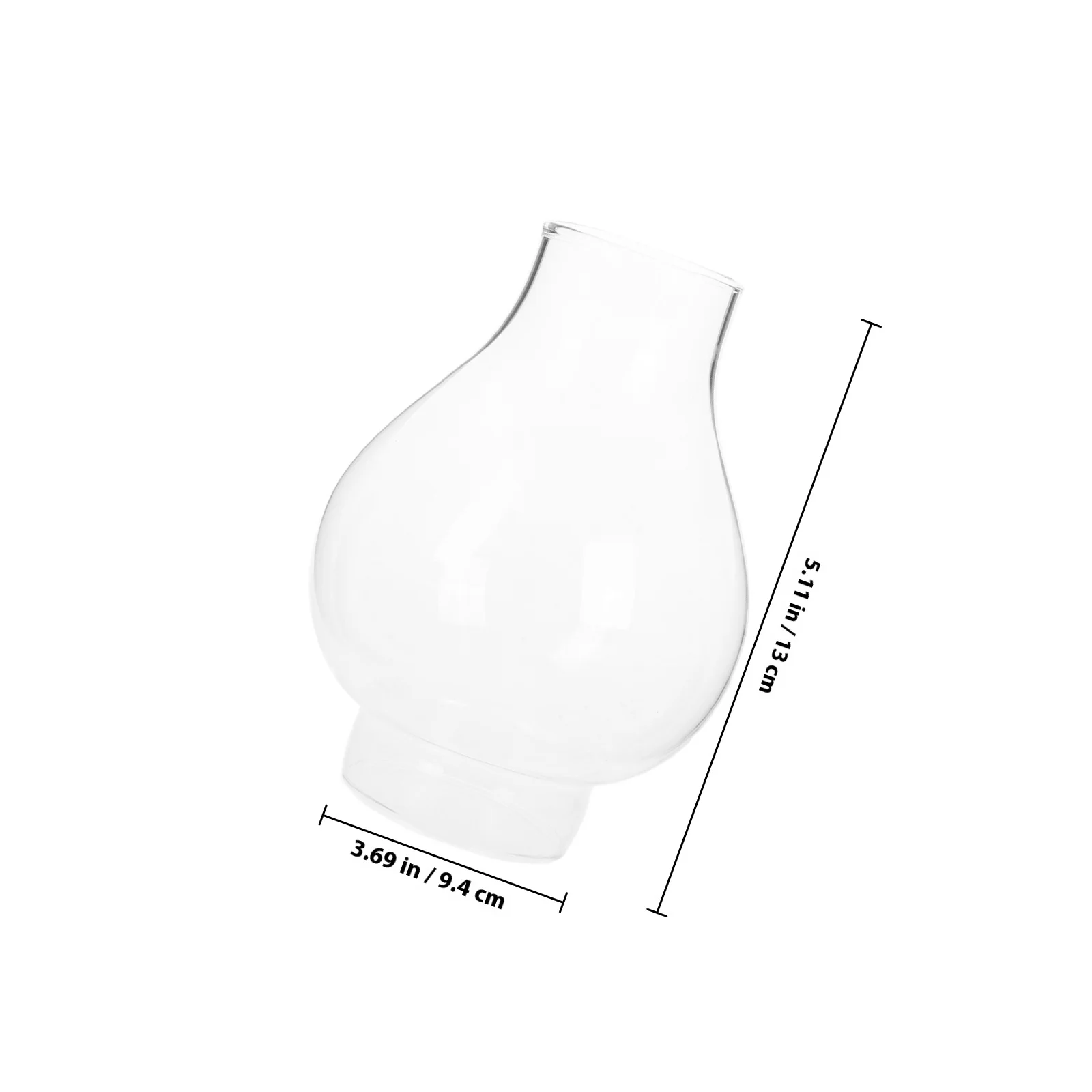 مصباح زجاجي مدخنة يده واضح خمر النفط عاكس الضوء غطاء المصباح إعصار الزجاج مدخنة استبدال غلوب