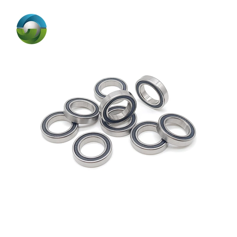 

6802 2RS Bearing 15*24*5 mm 6Pcs ABEC-7 C2 Metric Thin Section 61802RS 6802 RS Ball Bearings 6802RS
