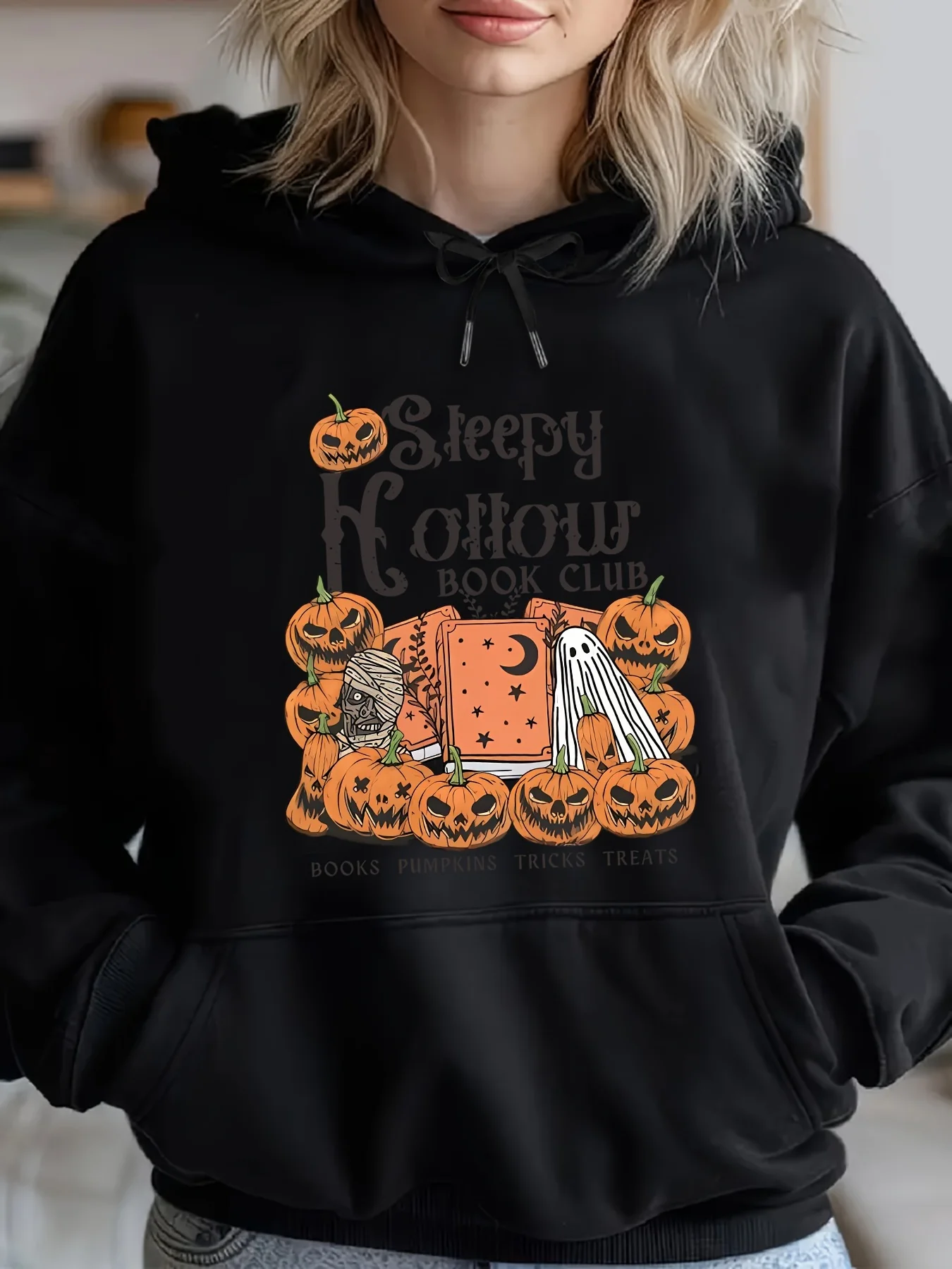 

Halloween Graphic Printing Autumn and Winter Cotton Hoodie for Men and Women Outdoor Street Sports Training Brand Trend