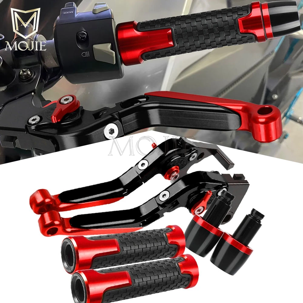 

Motorcycle Adjustable Brake Clutch Levers Handlebar Grips Ends For Ducati 950MULTISTRADA MTS950 Multistrada 950 2017 2018