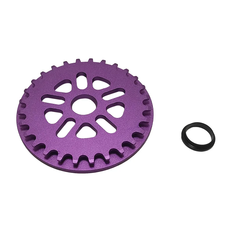 BMX sprocket 28T  bmx guard chainwheel  Aluminum Chainring With Full CNC Bicycle Chainwheel  28T BMX Accessories