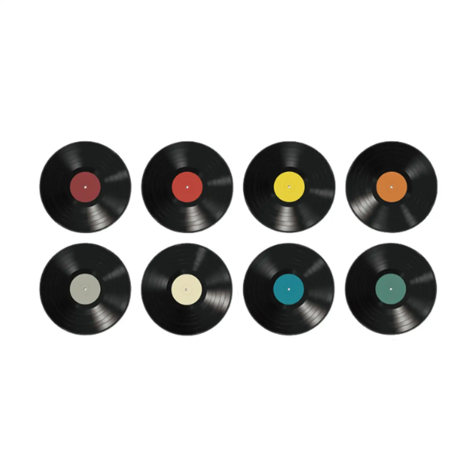 Vinyl Record Wall Sticker Stick And Peel Wall Decal for Party Home