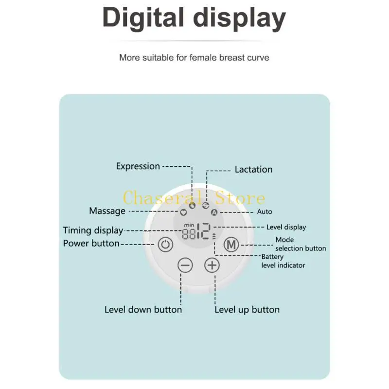 E7CE 효율적인 유방 펌프 전기 모유 수유 펌프 누출 방지 자동 유방 펌프
